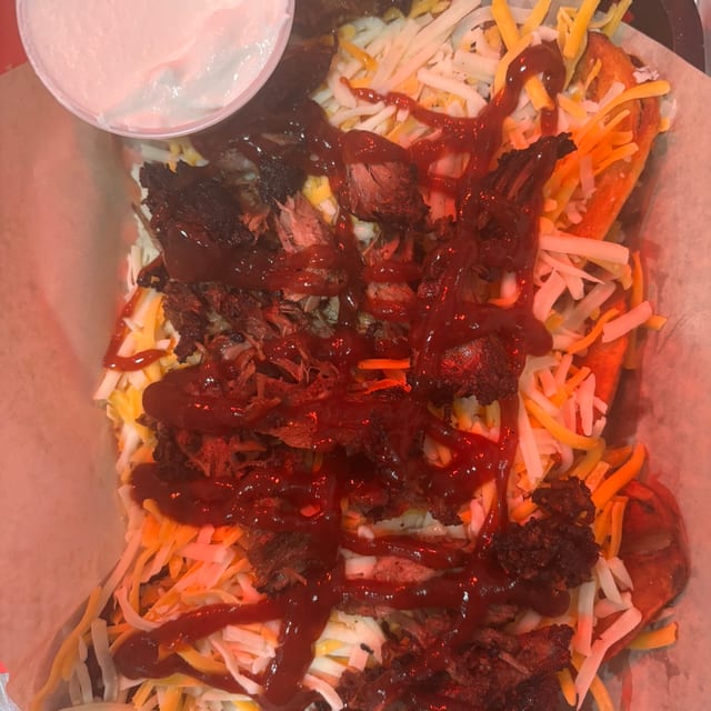 Pulled Pork Skins.