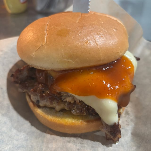 Caribbean Hog Burger.